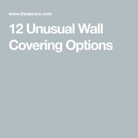 Alternative Drywall Ideas, Cover Old Wallpaper Ideas, Covering Up Wallpaper Ideas, Unique Wall Treatments Diy, Unique Wall Coverings, Interior Wall Covering Ideas, Covering Holes In Walls Ideas, Fabric On Walls Ideas, Inexpensive Wall Treatments