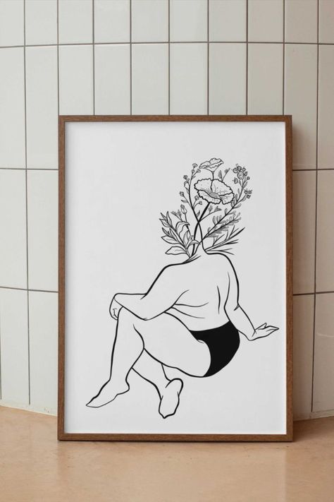 Woman Body Positive one line art wall decor, Digital download Home Decor Printable Female Drawing Body Positive Line Art, Female Figure Art Print,DIGITAL DOWNLOAD, Minimalist Wall Art, Frame Home Decor, Feminist Art, Body Positiving Self Love Digital Art, One Line Art Female Body Line Art Flowers head,Body Positive Minimal Line Drawing, Feminist Figure Art, Printable Body Positive Line Art, Female Body Line Art, Love Digital Art, Line Art Wall Decor, Line Art Female, Line Art Flowers, Body Positivity Art, Female Drawing, Body Positive