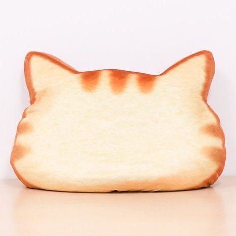 Toasted Cat Shape Bread Cushion Cat Toast, Toast, Cool Designs, Bread, Cushions, Gifts, Pins, Quick Saves