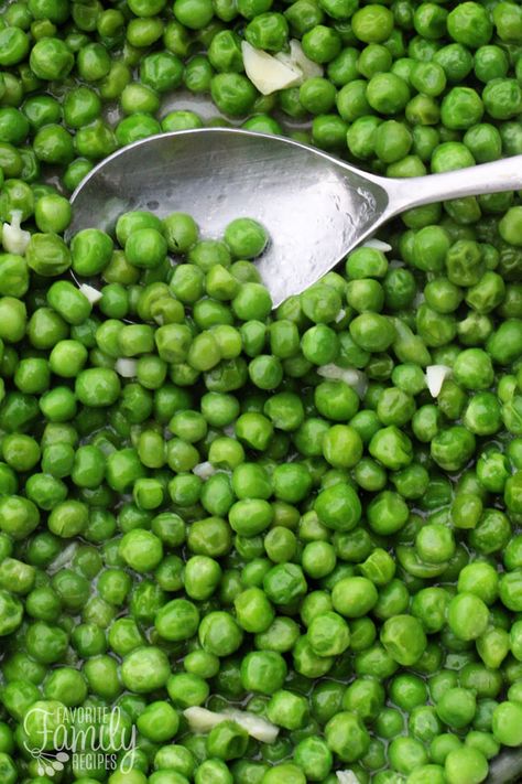 How To Cook Peas, Green Peas Recipes, Peas Recipes, Fresh Vegetable Recipes, Cooking Eggplant, Creamy Peas, Cacao Recipes, Lent Recipes, Pea Recipes