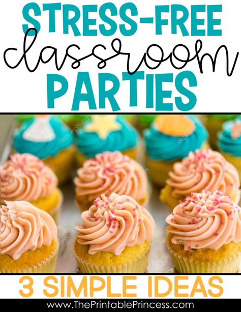 If you're a PreK, Kindergarten, or First Grade teacher you know that classroom parties are super fun but planning them can be a lot of work. Here's three practical and easy to implement ideas to get the most out of your parties with the least amount of stress. Classroom Party Food, First Grade Freebies, Fire Safety Week, Kindergarten Classroom Management, December Kindergarten, Printable Princess, Party Rules, Safety Week, Kindergarten Freebies