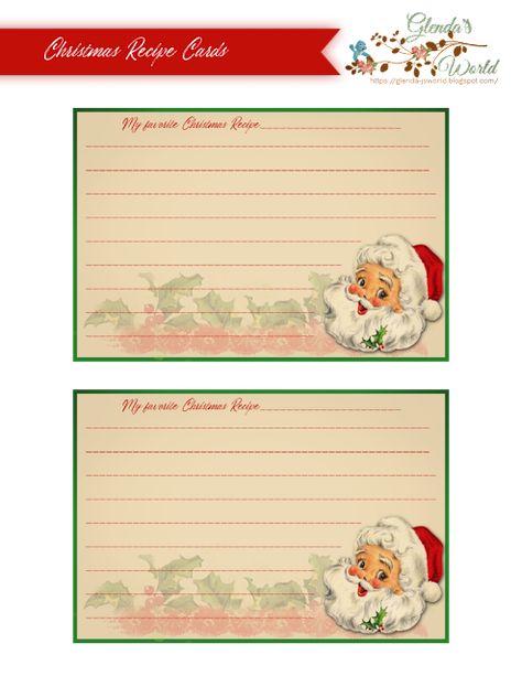 glenda's World : Tiny Christmas Card, Envelope & Other Christmas Designs Christmas Recipe Cards Printable Free, Christmas Card Inserts Printable, Christmas Envelopes Printable, Christmas Money Envelopes Printable, Printable Christmas Envelope, Christmas Letter Paper Printable Free, Cute Recipe Cards, Free Christmas Printables Vintage, Christmas Envelope Template