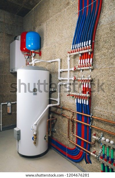 House Plumbing, Home Heating Systems, Mechanical Room, Floor Heating Systems, Boiler Room, Bathroom Remodel Tile, Plumbing Installation, Diy Plumbing, Radiant Floor Heating