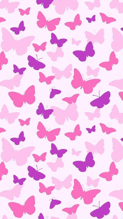 Pink butterfly iPhone wallpaper pattern | free image by rawpixel.com / ton Butterfly Cute Wallpaper, Phone Wallpaper Butterfly, Butterfly Iphone Wallpaper, Pink Butterfly Wallpaper, Butterfly Phone Wallpaper, Background Butterfly, Wallpaper Butterfly, Butterfly Cute, About Butterfly