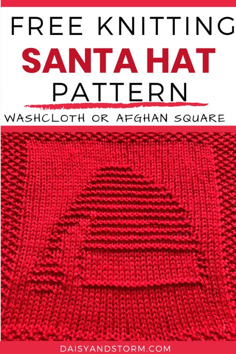 Free Christmas Themed Dishcloth and Afghan Squares Knitting Patterns Knit Christmas Dishcloth Pattern Free, Square Knitting Patterns, Christmas Dishcloth, Knitting Patterns For Christmas, Knitted Dishcloth Patterns, Knitted Dishcloth Patterns Free, Christmas Knitting Projects, Knit Dishcloth Pattern, Knitted Washcloth Patterns