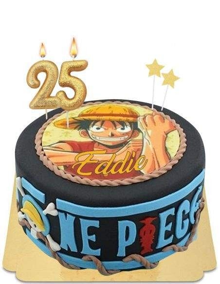 Gateau One Piece, One Piece Cake Design, One Piece Birthdays, Patisserie Vegan, Rapunzel Cake, Anime Cake, Mario Cake, Cake For Husband, Pirate Theme Party