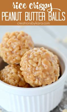 Rice Crispy Peanut Butter Balls, Rice Crispy Peanut Butter, Crispy Peanut Butter Balls, Peanut Butter Treats, Peanut Butter Balls Recipe, Easy Candy Recipes, Peanut Butter Candy, Butter Balls, Candy Recipes Homemade