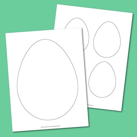 "These free printable egg templates are perfect for Easter crafts. The templates are blank and they are available in different sizes. Choose the one that suits your needs best. There are many different ways to use these templates. You can use them to make Easter decorations, cards, or as simple activity pages for younger children. Kids can color in and decorate the eggs. Simply download the PDF file, and print it at home or at your local print shop. Enjoy!" Edible Kids Crafts, Egg Template, Diy Christmas Lights, Halloween Eyeballs, Thanksgiving Crafts For Kids, Spring Crafts For Kids, Summer Crafts For Kids, Toilet Paper Roll Crafts, Animal Crafts For Kids