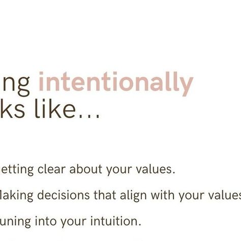 Gianna LaLota | NYC Therapist on Instagram: "What does living intentionally mean to you? Share in the comments.
⠀⠀⠀⠀⠀⠀⠀⠀⠀
To me, it’s about being intentional about my actions, how I spend my time, who I surround myself with, and getting in touch with my true desires.
⠀⠀⠀⠀⠀⠀⠀⠀⠀
How to practice living more intentionally:
-Get clear about your values 
-Make decisions that align with your values 
-Practice tuning into your intuition
-Say no when you want to say no
-Say yes when you want to say yes
-Tune out outside noise about what you “should” do
-Spend your time in ways that support your long term goals
-Choose to be around people who energize you 
-Get honest with yourself about what’s working and what’s not working
-Slow down & savor meaningful moments
⠀⠀⠀⠀⠀⠀⠀⠀⠀
Follow @mindfultherapynyc f Living Intentionally, Being Intentional, Long Term Goals, Your Values, Intentional Living, Say Yes, In This Moment, Instagram