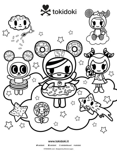 Tokidoki Characters, Puppy Wallpaper, Hello Kitty Coloring, Colouring Pics, Coloring Page Ideas, Disney Colors, Coloring Pages For Girls, Disney Coloring Pages, Coloring Pages Printable