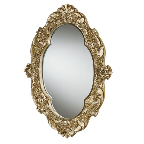 PRICES MAY VARY. 🌟 Elegant Reflection 🌟 - Transform your room into a royal chamber with our Victorian-style wall mirror. The meticulously crafted ornate gold frame and traditional design offer a regal touch that enchants any wall with the splendor of a bygone era. 🛠️ Old-World Craftsmanship 🛠️ - Each mirror is a testament to artisan skill, boasting a fancy look that pays homage to vintage craftsmanship. Its durable construction and timeless design ensure that this piece will grace your walls Victorian Style Decor, Mirror Victorian, Vintage Gold Mirror, Fancy Mirrors, Vintage Wall Mirror, Royal Decorations, Momo Yaoyorozu, Vintage Mirror Wall, Sophisticated Decor