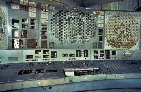 Chernobyl reactor 4 control panel Chernobyl Reactor, Emergency Generator, Chernobyl Nuclear Power Plant, Chernobyl Disaster, Nuclear Power Station, Nuclear Disasters, New Scientist, Computer Parts, Nuclear Power Plant