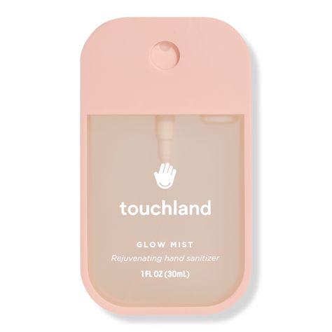 Glow Mist Rosewater Revitalizing Hand Sanitizer - Touchland | Ulta Beauty Sephora Skin Care, Eco Beauty, Citrus Aurantifolia, Lime Oil, Boost Collagen Production, Makeup Case, Rose Water, Ulta Beauty, Hand Sanitizer