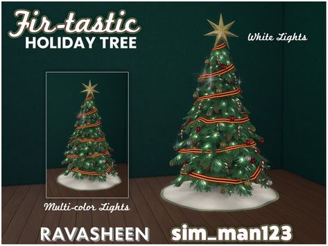 The Sims Resource - Fir-tastic Holiday Tree Sims 4 Cc Christmas Tree Patreon, Sims4 Cc Christmas Decor, Christmas Tree Sims 4 Cc, Sims 4 Christmas Cc Decor, Sims 4 Christmas Tree, Sims 4 Christmas Cc, Living Room Sims 4, Tall Christmas Trees, Xmas Lights