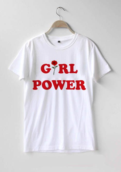 Girl power T-shirt Men Women and Youth Cool Shirts For Women, Girl Power T Shirt, Funny T Shirt Sayings, Thomas Sanders, Tshirt Refashion, Shirt Tucked In, Cute Graphic Tees, Women Tshirt, Cool Graphic Tees