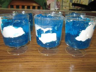 Ascension of Jesus Lesson Jesus Ascension Object Lesson, Jesus Ascension Craft, Ascension Craft, Jesus Ascension, Sunday School Snacks, Ascension Of Jesus, Blue Snacks, Ascension Day, Jesus Crafts