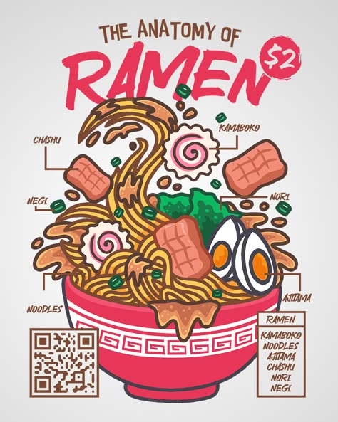 Embrace your inner gourmet with this fun ramen design!🍜😋 Ramen Tshirt Design, Ramen T Shirt, Old Japanese Poster, Ramen Poster Design, Fun Shirt Designs, Ramen Graphic Design, Chinese Ramen, Ramen Illustration, Ramen Design