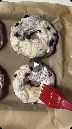 228 reactions · 37 shares | EASY AIR FRYER BLUEBERRY BAGELS 🫐 
(via: @workeatplaylove)

Greek yogurt bagels are all over the internet, so I had to try them! These are made with equal parts non-fat Greek yogurt and flour—delicious and packed with protein. Plus, they’re super easy to make you won’t want to buy store-bought bagels ever again. 

SAVE FOR YOUR NEXT BAGEL CRAVING📌

How to make them:

Mix equal parts non-fat Greek yogurt and self-rising flour (I used 1 cup of each for 4 bagels. No self-rising flour? Add 1½ tsp baking powder + ¼ tsp salt per 1 cup of all-purpose flour.

Mix and knead until you’ve got a dough ball. They will be sticky at first, that’s ok. If you want to make blueberry bagels, add about ½ cup blueberries (defrosted if frozen).

Lightly flour a surface, knead for a Greek Yogurt Bagels, Yogurt Bagels, Air Fryer Blueberry, Blueberry Bagels, Blueberry Bagel, Biscuit Bread, Airfryer Recipes, Biscuit Rolls, Easy Blueberry