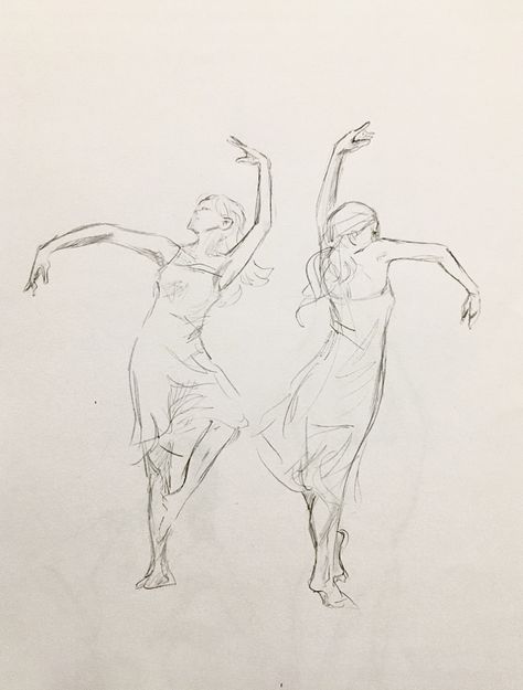 Drawing Of Someone Dancing, Ethereal Drawing Reference, Pointing Pose Reference Drawing, Two People Dancing Drawing, Ethereal Sketch, Dancing Pose Reference, Dancing Sketch, Lady Drawing, Dancing Drawing