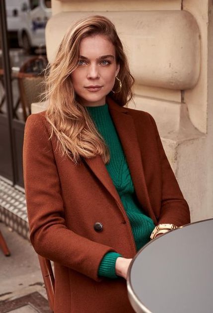 Autumn Color Palette Fashion, Colour Combinations Fashion, Color Combos Outfit, Color Combinations For Clothes, Winter Mode, Brown Coat, Warm Autumn, Autumn Outfit, 가을 패션