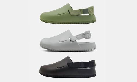 Nike Crocs, Nike Air Vortex, Nike Website, Vintage Sneakers, Open Toed Heels, The Calm, Toe Designs, Mule, Me Too Shoes