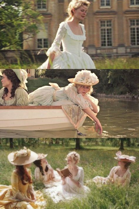 Marie Antoinette Stills, Marie Antoinette Movie Dresses, Marie Antoinette Movie Aesthetic, Marie Antoinette Aesthetic Modern, Rococo Aesthetic Fashion, Marie Antoinette Film, Mary Antoinette, Fairies Movie, Marie Antoinette Aesthetic