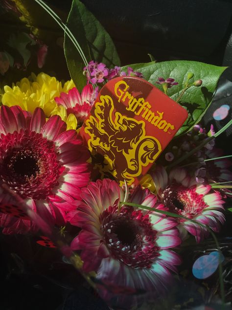 If you have a spatula to gift, put it in a bouquet of flowers. ☺️ #WilliamsSonoma #HarryPotter #Gryffindor #gifting Harry Potter Inspired Bouquet, Harry Potter Bouquet, Fleur Harry Potter, Harry Potter Gryffindor Tumbler Cup, Harry Potter Gryffindor Scarf, Gryffindor House, Harry Potter Gryffindor, A Bouquet Of Flowers, Bouquet Of Flowers