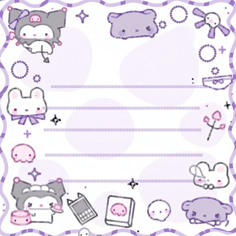 Daily Planner Diy, Kawaii Diy Crafts, Krishna Drawing, Note Writing Paper, Kawaii Diy, Cute Notes, Kawaii Stationery, Diy Planner, Printable Crafts