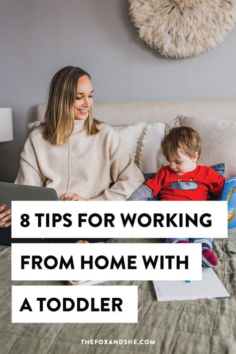 I'm sharing my productive day routine and work from home tips for moms with toddlers. This work at home toddler mom schedule highlights how to block schedule time, easy indoor toddler activities to burn energy, our screen times rules and how to have a productive nap times. Balancing mom life with a job at home is tough, but not impossible, click through for parenting hacks and my work from home schedule. #workfromhomemom #toddleractivities Stay At Home Working Mom Schedule, Toddler Schedule At Home, Productive Day Routine, Work From Home Schedule, Block Schedule, Working Mom Schedule, Screen Time Rules, Toddler Routine, Home Schedule