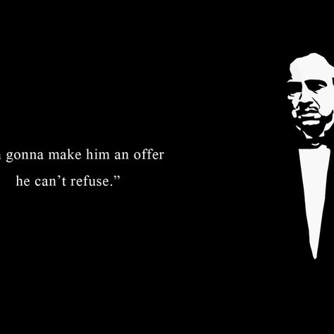 Don Corleone (The Godfather) | BEST QUOTES! (Movies, Music, & Life ... Don Corleone Quotes, Vito Corleone Quotes, Corleone Quotes, Michael Corleone Quotes, The Godfather Quotes, Godfather Quotes, Don Corleone, Best Movie Quotes, Circle Quotes