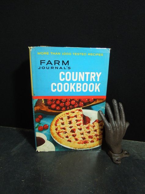 Farm Journal's Country Cookbook Vintage Hardcover Recipe | Etsy Expensive Books, Country Recipes, Cooking For A Crowd, Farmer Wife, Outdoor Eating, Vintage Farm, Vintage Cookbooks, Vintage Farmhouse, Dust Jacket