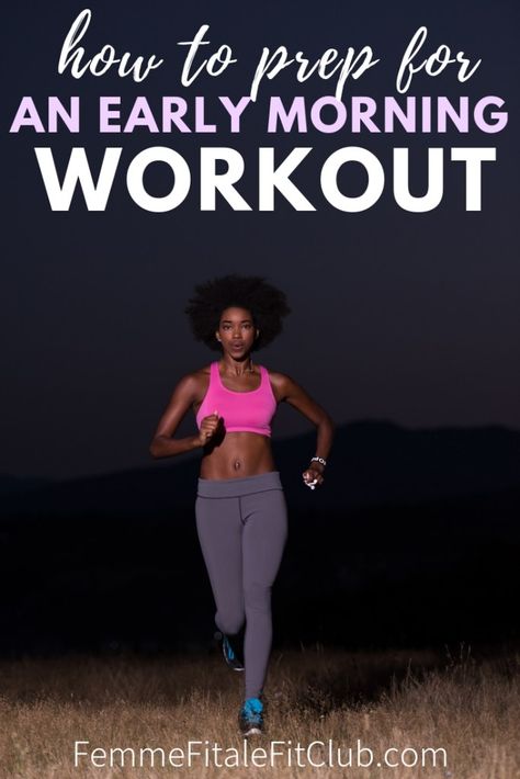 If you prefer to work out in the morning here's how to prep to smash your fitness goals with early morning workouts and fasted cardio. #morningworkouts #health #workoutsforwomen #howtoworkoutinthemorning Early Morning Workout, Fit Club, Beginner Runner, Early Morning Workouts, Run Runner, Group Fitness, Fitness Club, Running Tips, How To Start Running