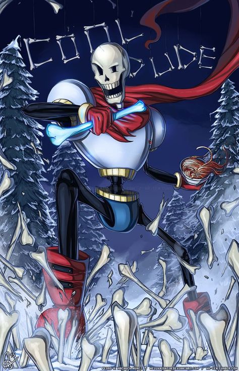 Papyrus Fanart Sans Papyrus, Sans And Papyrus, Cool Dude, Speed Art, Toby Fox, A Skeleton, Undertale Drawings, Undertale Art, Undertale Fanart