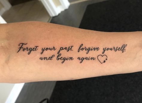 Never Forget Tattoo, Forgive But Never Forget, Meaningful Tattoo Quotes, Meaningful Tattoo, Forget You, Forgiving Yourself, Meaningful Tattoos, Never Forget, Tattoo Quotes