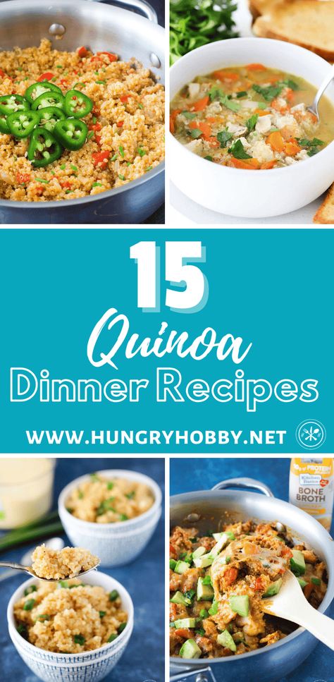 Quinoa Dinner Recipes, Vegan Quinoa Chili, Quinoa Pizza Bites, Quinoa Recipes Dinner, Quinoa Recipes Easy, Quinoa Dishes, Easy Quinoa, Recipes Quinoa, Acorn Squash Recipes