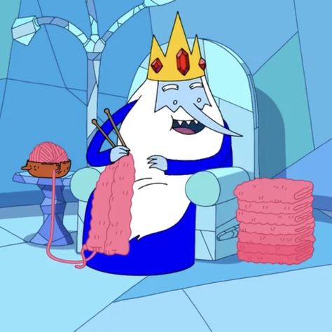 Ice King Adventure Time Pfp, Ice King Pfp, Psychology Stickers, Adventure Time Ice King, Ice King Adventure Time, Winter King, I Love Simon, Time Icon, Adventure Time Cartoon