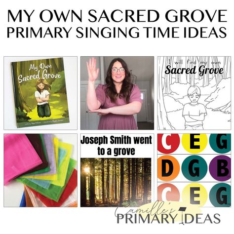 My Own Sacred Grove Primary Singing Time Ideas - Camille's Primary Ideas My Own Sacred Grove, Christmas Singing Time Primary, Primary Singing Time Ideas, Singing Time Ideas, Sacred Grove, Easy Guitar Chords, Sacred Groves, Primary Songs, Primary Singing Time