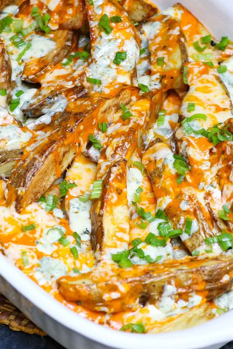 Voodoo Fries Recipe, Buffalo Fries Recipe, Buffalo Ranch Fries, Wingstop Fries Recipe, Voodoo Fries, Ranch Fries, Loaded Fries Recipe, Chicken Wing Flavors, Buffalo Chicken Fries