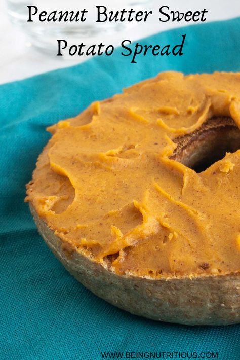 Peanut Butter Sweet Potato Spread - Being Nutritious Low Sodium Italian Dressing, Sweet Potato Butter Recipe, Peanut Butter Sweet Potato, Italian Dressing Marinade, Sweet Potato Peanut Butter, Butternut Squash Sweet, Peanut Butter Bites, Butter Potatoes, Daniel Fast Recipes