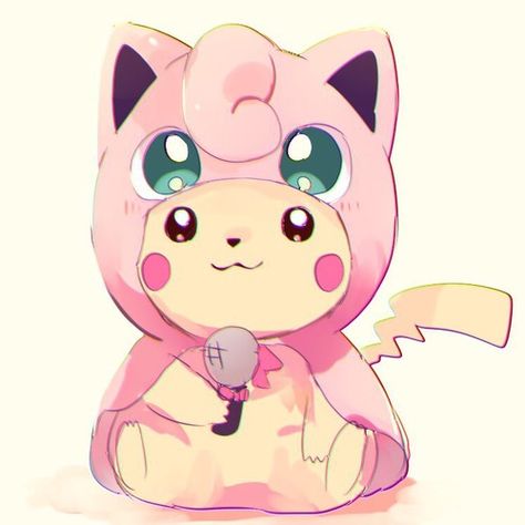 Jigglypuff Art, Cute Pokemon Art, Pokemon Jigglypuff, Pikachu Pikachu, Super Kawaii, Pokemon Drawings, My Pokemon, Pokemon Pictures, Pokemon Fan