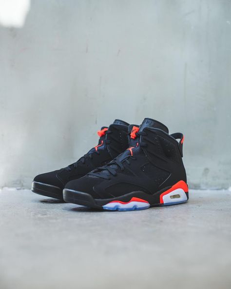 Air Jordan VI ''Infrared'' Jordan 3 Infrared, Jordan 7 Infrared, Air Jordan 1 Mid Orange Black, Orange Low-top Jordan Shoes With Cushioned Footbed, Jordan 5 Retro Gore-tex Off-noir, Jordan Vi, Air Jordan Vi, Jordans Sneakers, Air Jordan Sneaker