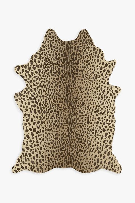 Natural Cheetah Faux Hide Rug Cheetah Rug, Trendy Area Rugs, Faux Hide Rug, Rugs Washable, Hide Rugs, Faux Cowhide, Ruggable Rug, Chenille Rug, Hide Rug