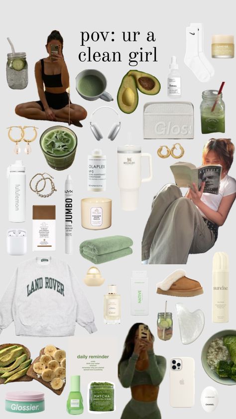 #cleangirl #cleangirlaesthetic #outfit #outfitinspo #aesthetic #fyp #f4f Wallpaper Manifestation, Green Tea Scrub, Hydrating Skincare, Healthy Girl, Healthy Lifestyle Inspiration, Dream Lifestyle, Clean Girl, Up Girl, Self Improvement Tips