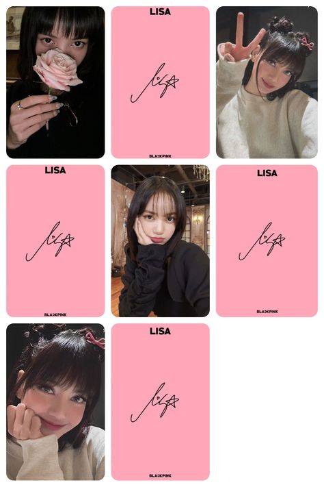 Photo Cards Blackpink, Lisa Pc, Lisa Photocard, Rose Pc, Lisa Poster, The Golden Boy, Lomo Card, Blackpink Photos, Blackpink Lisa