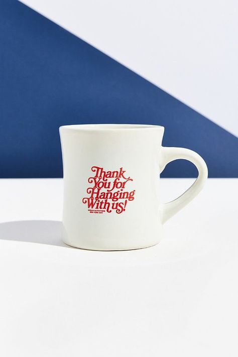 Thank You NY Diner Mug Diner Mug, Beach Fun, Kitchen Accessories, Dorm Room, Diner, Urban Outfitters, Interior Decorating, Sign Up, Thank You