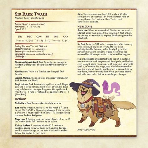 DnD creatures Dnd Wizard Familiar, Dnd Race Sheet, Dnd 5e Homebrew Familiars, Familiar Dnd 5e, Dnd Woodland Creatures, Homebrew Creatures 5e, Dnd Pets And Mounts, Cute Dnd Pets, Weird Dnd Characters