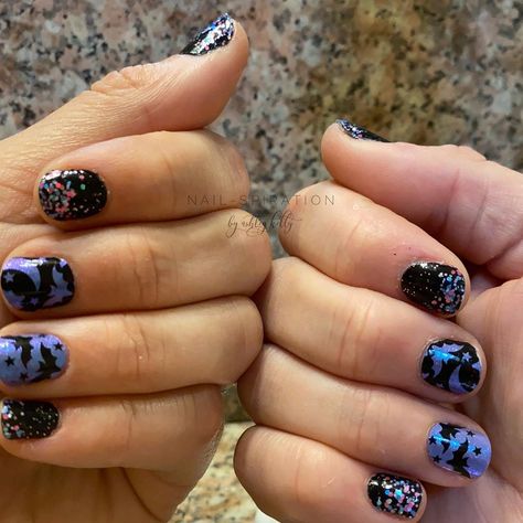 Color Street Bats Amore, Bats Amore Colorstreet Combo, Less Bitter More Glitter, Bat Nails, Mani Ideas, Themed Nails, Nail Color Combos, Street Nails, Gothic Beauty