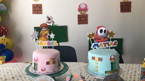 Cake Mario, Shy Guy, Man Party, Cakes For Men, Cake Pop, Bday Ideas, 8th Birthday, Cake Toppers, Mario