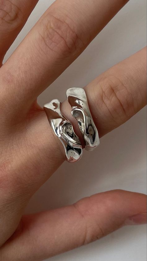 Silver Clay Jewelry Ideas Rings, Silver Clay Ring Ideas, Clay Ring Ideas, Silver Clay Jewelry Ideas, Silver Clay Ring, Clay Jewelry Ideas, Silver Clay Jewelry, Love Rings, Clay Ring