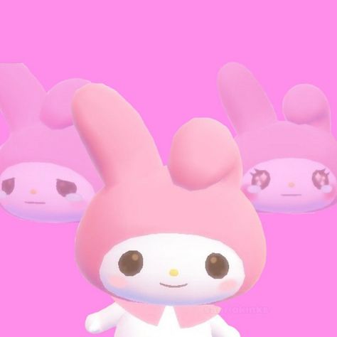 Sanrio Emotions, Sanrio Blushing, 3d My Melody, My Melody Pfp, Sanrio Meme, Melody Pfp, Sanrio Memes, Romantic Memes, Hello Kitty Stickers